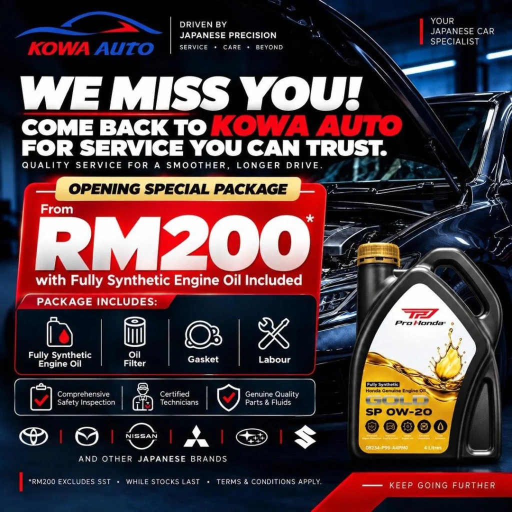 PROMOSI SEMPENA PEMBUKAAN KOWA AUTO